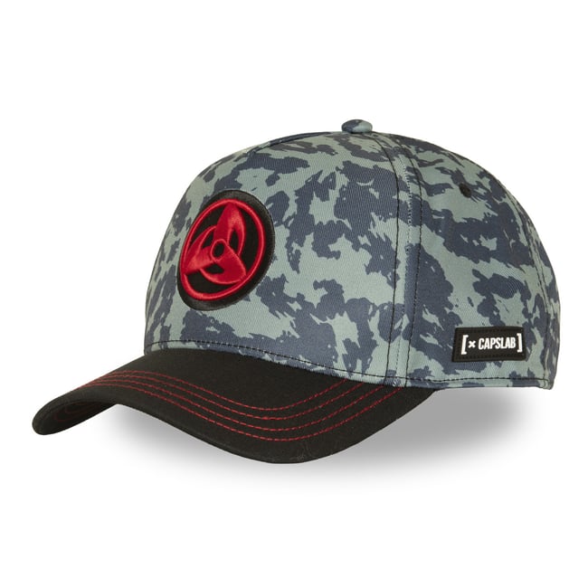 Casqutte baseball Naruto Shippuden noir/vert/rouge <span itemprop=