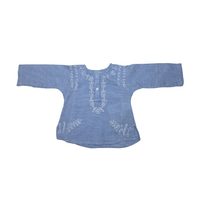 Blouse bébé - Très bon état bleu <span itemprop=