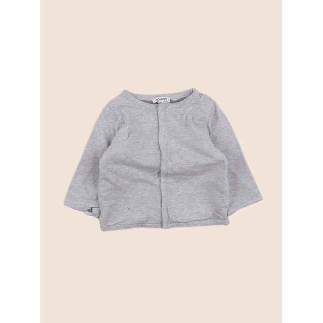 Gilet - Très bon état gris <span itemprop=