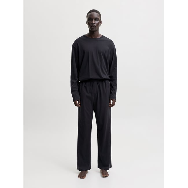 Pyjama long noir <span itemprop=
