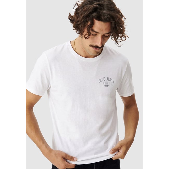 Tee-shirt visuel montagne ABSOLUTE DRY blanc <span itemprop=