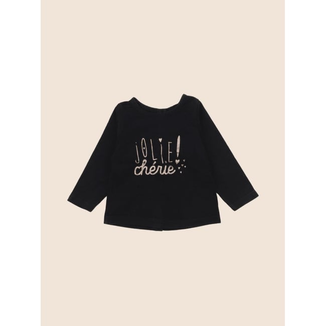 Tee-shirt - Très bon état noir <span itemprop=