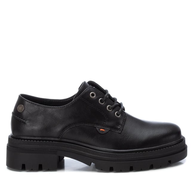 Chaussure Blucher/Derby Plaine Décontractée Lacets noir <span itemprop=
