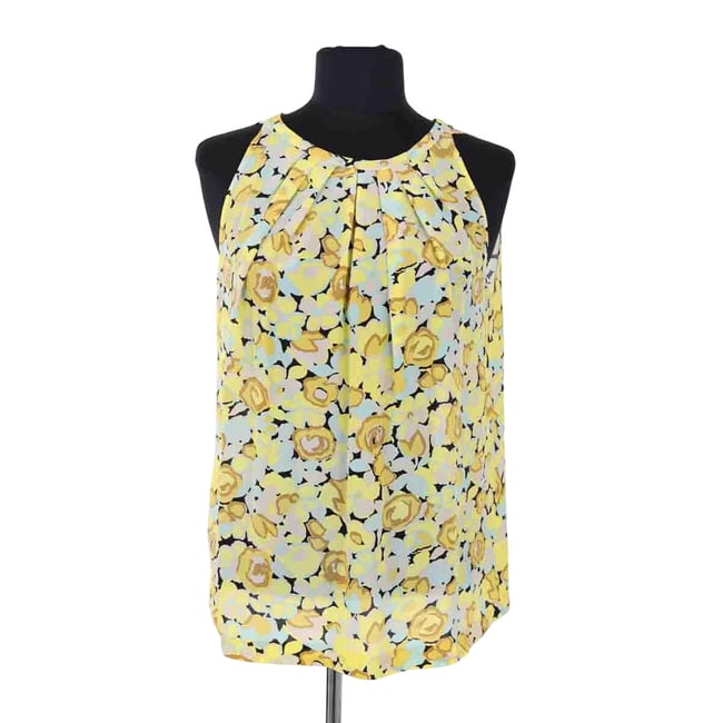 Top sans manche - Très Bon État jaune <span itemprop=