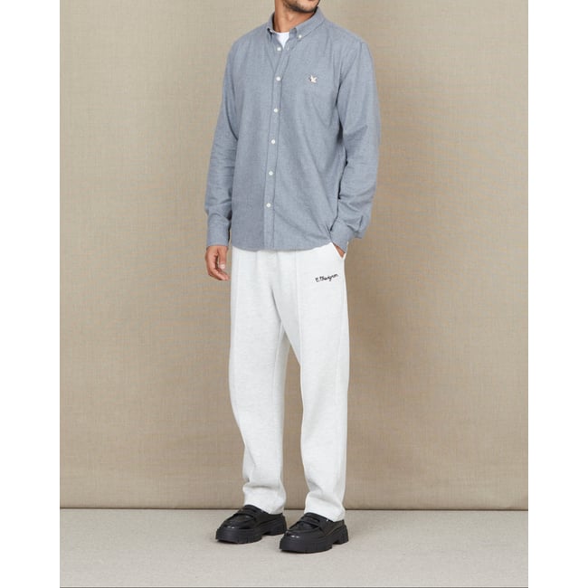 Chemise en coton PARIS gris <span itemprop=