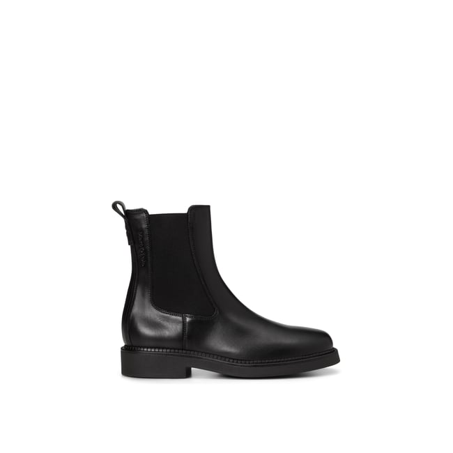 Bottines Chelsea, modèle Erin en cuir de vachette de qualité supérieure - MARC O'POLO