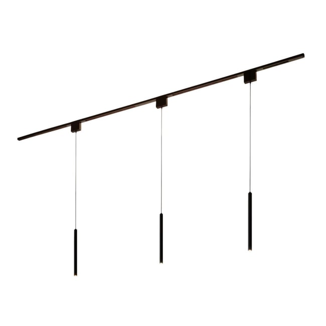 Kit rail magnétique 9W suspensions - LYNE Couleur noir <span itemprop=