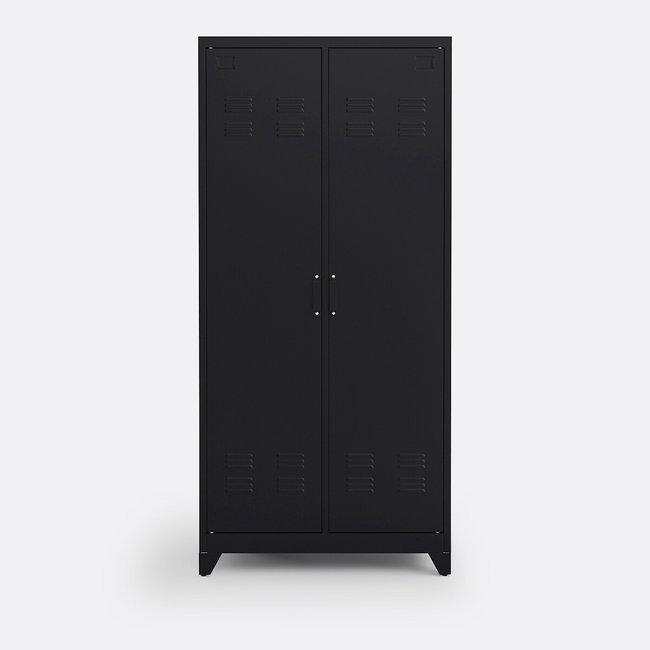 Kleiderschrank Hiba mit 2 Türen, Stahl - LA REDOUTE INTERIEURS