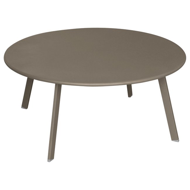 Table d'appoint de jardin Saona - Diam. 90 cm marron <span itemprop=