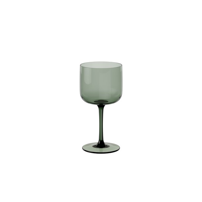 Verre A Vin Set 2Pc LIKE GLASS Couleur vert <span itemprop=
