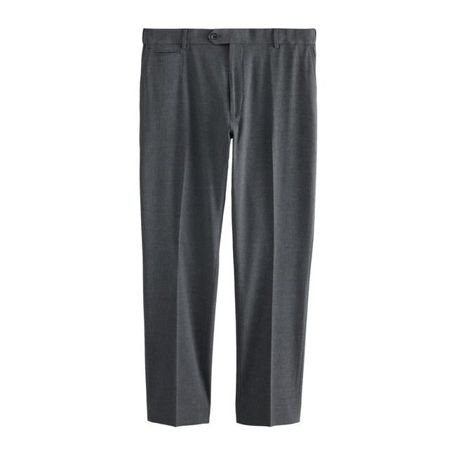 Pantalon habillé motionflex élastique carreaux bleus <span itemprop=