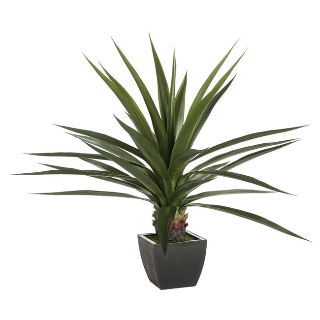 Agave artificielle géante Couleur vert <span itemprop=