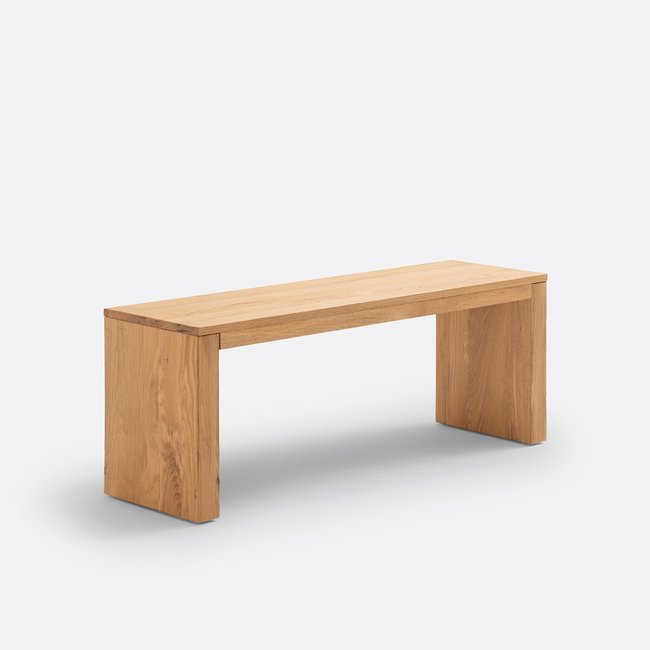 Banc 2 personnes, en chêne massif, VOVA Couleur chêne <span itemprop=