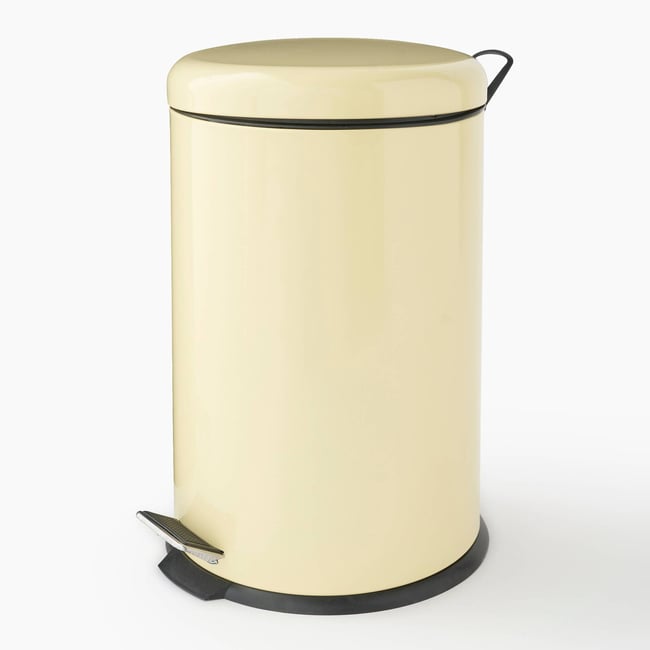 Poubelle, 20L Couleur beurre <span itemprop=