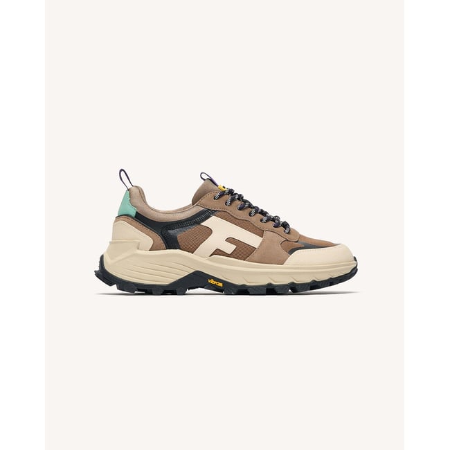 Running tissu suede HAZEL MONSTERA beige clair <span itemprop=