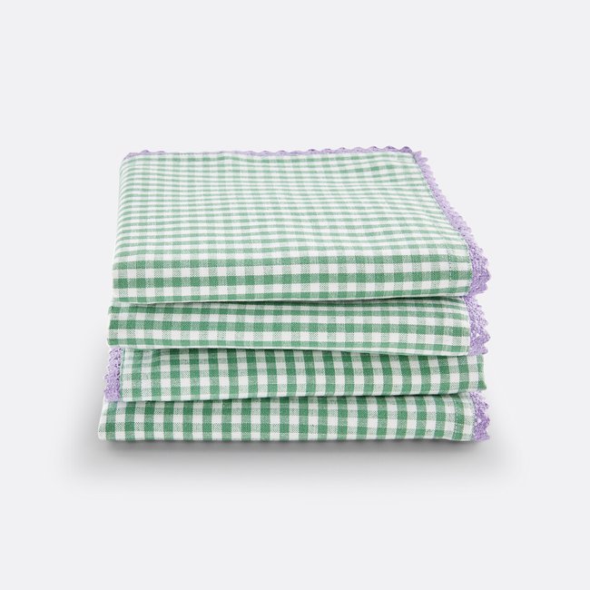 Set of 4 Trattoria Cotton and Linen Table Napkins - LA REDOUTE INTERIEURS