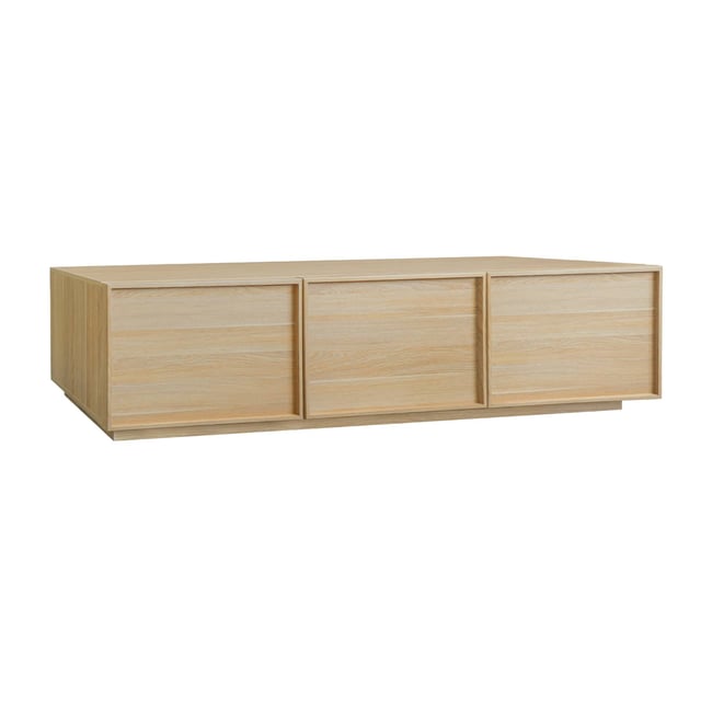 Meuble TV décor bois 3 portes 180cm KUBA - SWEEEK