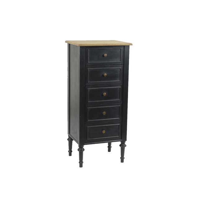 Chiffonnier New Légende Couleur noir <span itemprop=