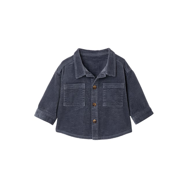 Surchemise bleu grisé <span itemprop=