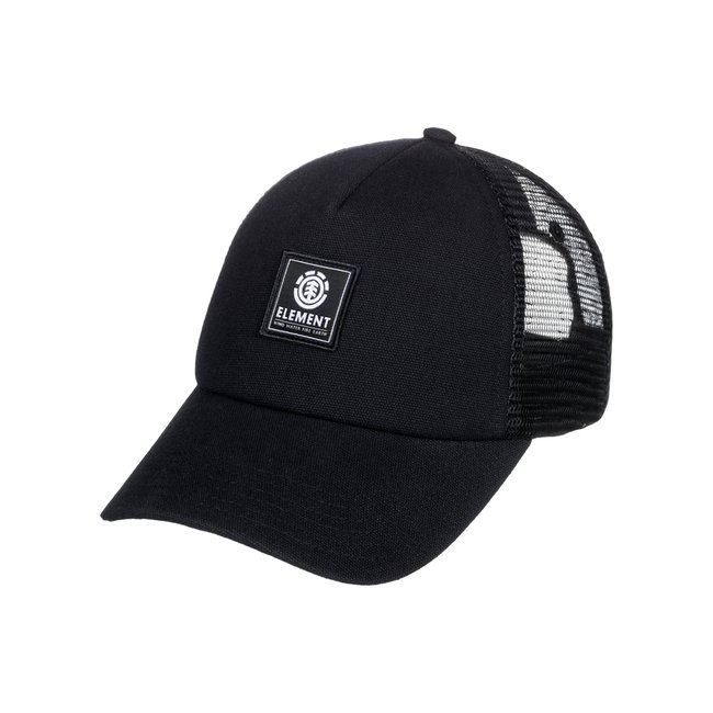 Casquette trucker ICON MESH noir all black <span itemprop=