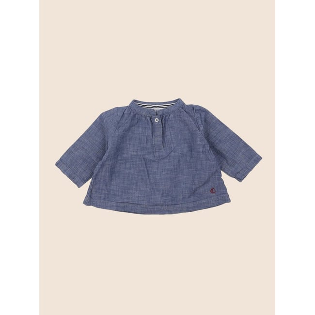 Blouse - Très bon état bleu <span itemprop=