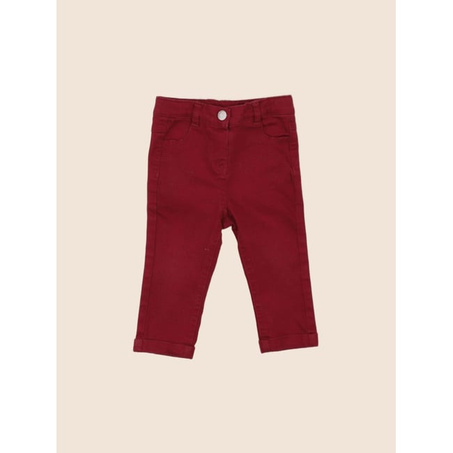 Pantalon - Bon état rouge <span itemprop=