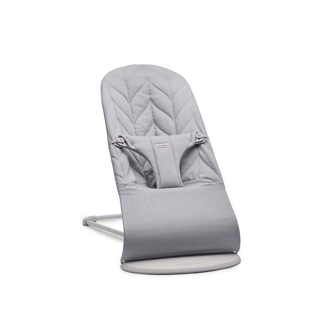 Bliss petal quilted cotton bouncer, light grey, BABYBJORN