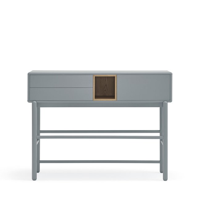 Console 1 porte 2 tiroirs en bois L180cm- CORVO - TEULAT