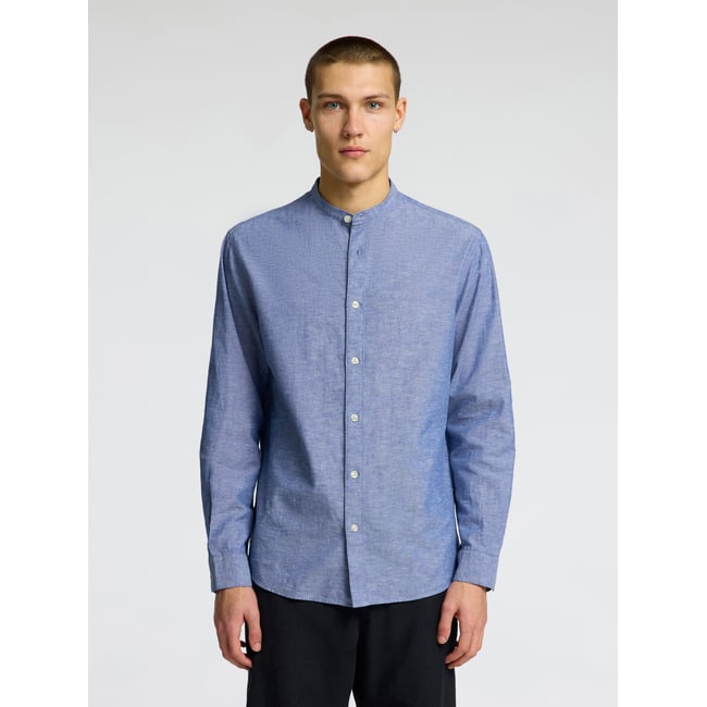 Chemise medium blue denim <span itemprop=