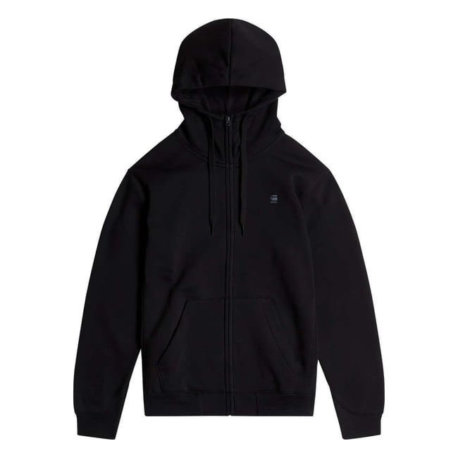 Sweat à capuche noir <span itemprop=