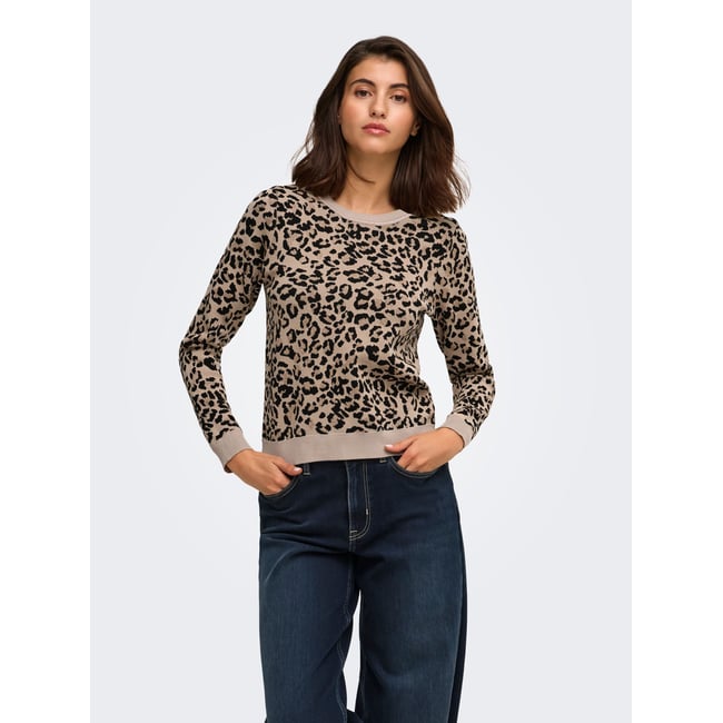 Pull En Maille marron - amphora 1 <span itemprop=