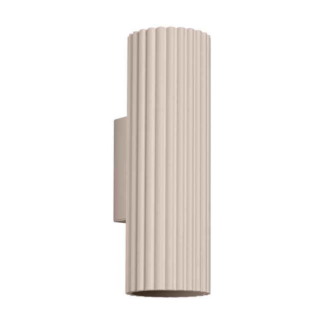 Applique Aluminium Taupe GU10 2 Karbon Couleur marron <span itemprop=