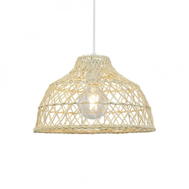 Suspension en rotin, NIZO Couleur naturel <span itemprop=