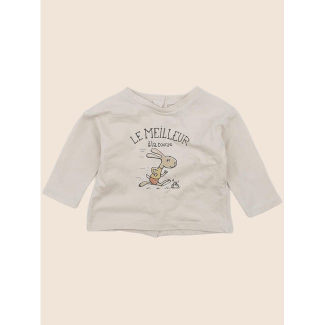 Tee-shirt - Très bon état beige <span itemprop=