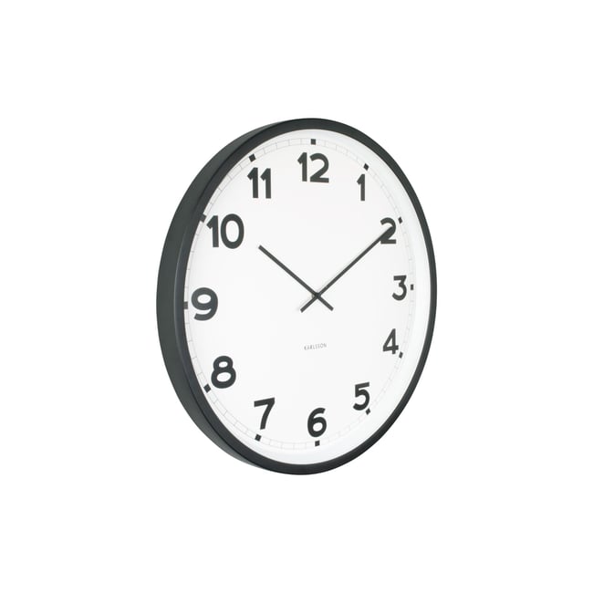 Horloge Murale Le fer NEW CLASSIC Couleur blanc <span itemprop=