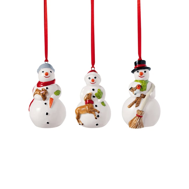 Ornements Bonshommes De Neige 3 Pcs NOSTALGIC ORNAMENTS - VILLEROY & BOCH
