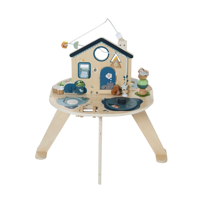 Table d'activités évolutive pliable en bois FSC® bois <span itemprop=