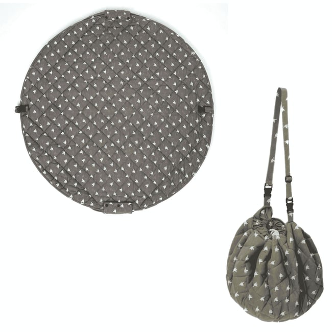 play&go - tapis d´éveil & sac organic - birds vert <span itemprop=
