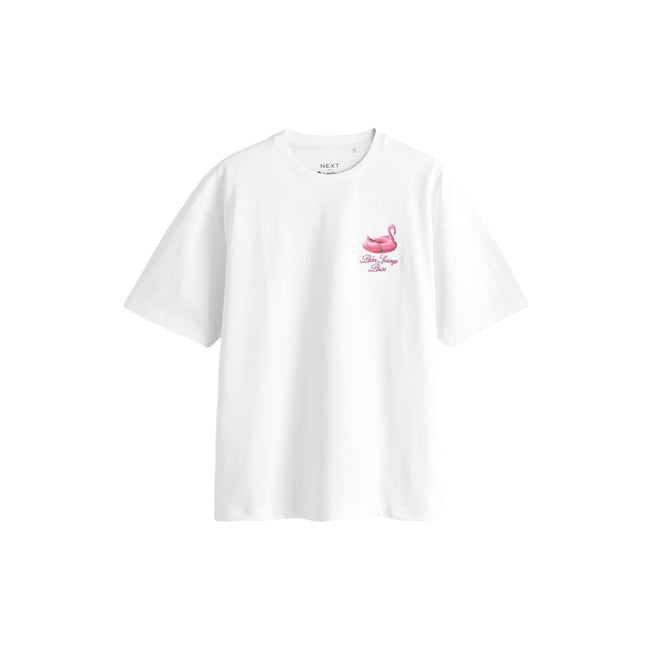 T-shirt seminal piscine blanche chris riley <span itemprop=