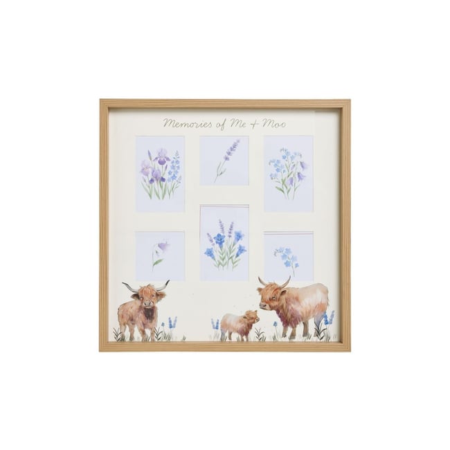 Cadre photo vache hamish Couleur blanc <span itemprop=