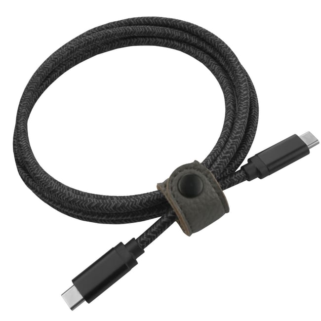 Câble USB C vers USB-C 3M Noir - ADEQWAT