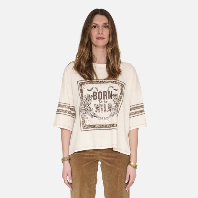 Tshirt TANZA natural <span itemprop=