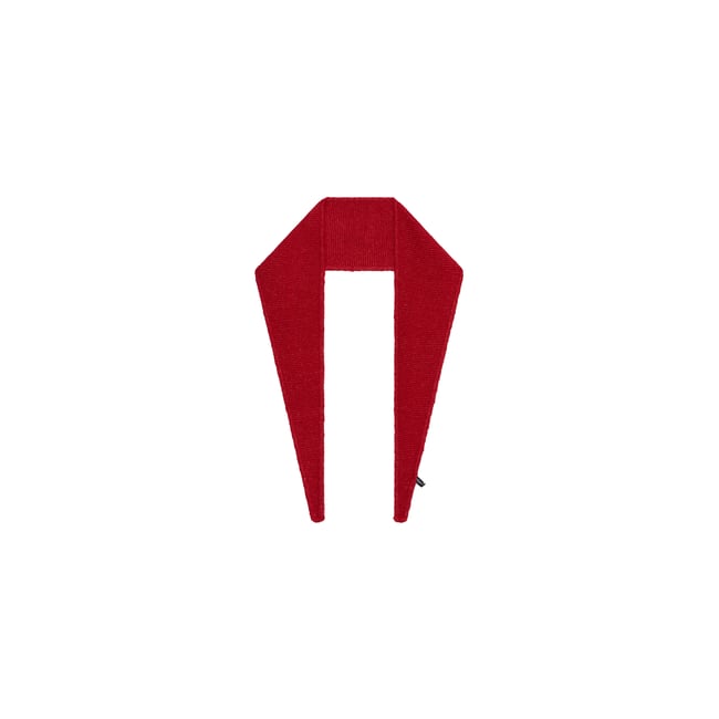 Écharpe douce en laine MASOFIA rouge <span itemprop=