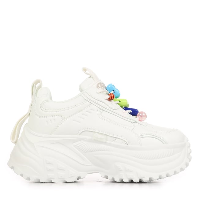 Baskets TURBO FUN white mulicolor <span itemprop=