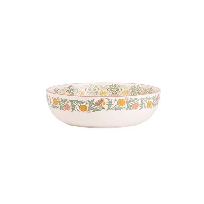 Set of 4 Kitchen Garden Pasta Bowls, multi-coloured, WILLIAM MORRIS AT HOME