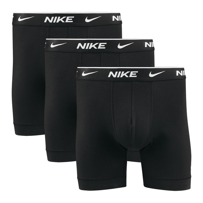3er-Pack Everyday Long-Boxer, Baumwoll-Stretch schwarz + schwarz + schwarz <span itemprop=