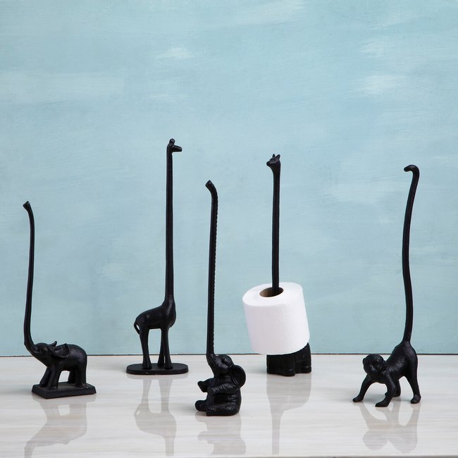 Elephant with Tail Toilet Roll Holder - SO'HOME