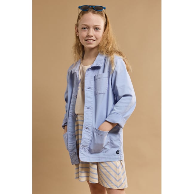 Veste pêcheur KIDS bleu lavande e24 <span itemprop=