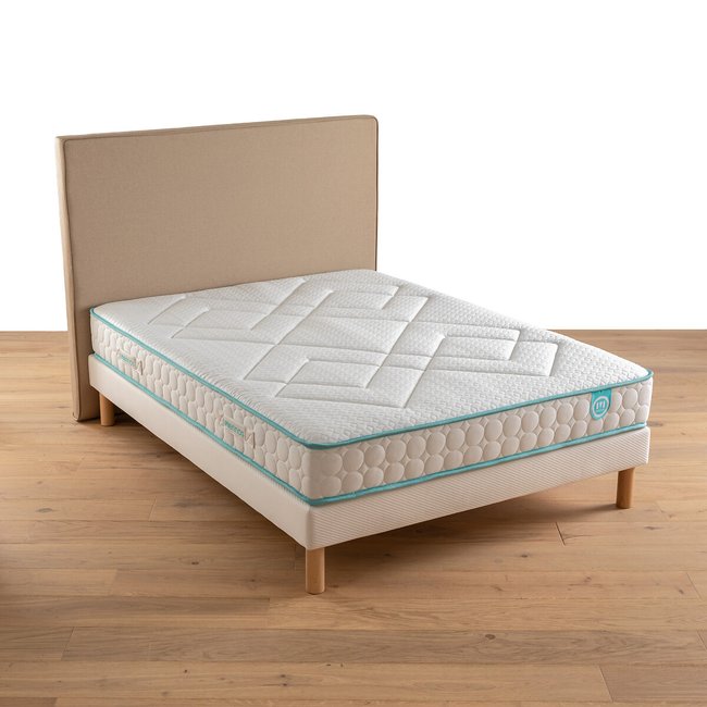 Colchón de látex, confort de lujo firme LE TOUT DELICAT blanco/azul <span itemprop=