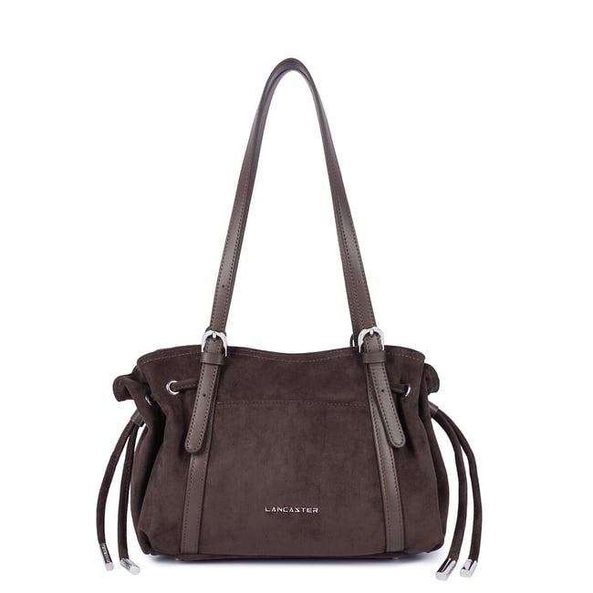 Sac à main zippé, VELVET EMMA marron <span itemprop=